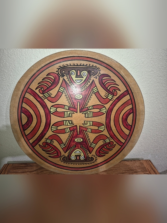 Other - Pottery Plate,a Polychrome design reminiscent of Gran Coclé Artistry From Panama